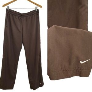 Nike 90's Vintage Brown Straight Leg Track Pants Size Small